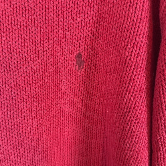 Polo Ralph Lauren Red Crew Linen Cotton Classic Sweater Size XXL NWT - Picture 3 of 6